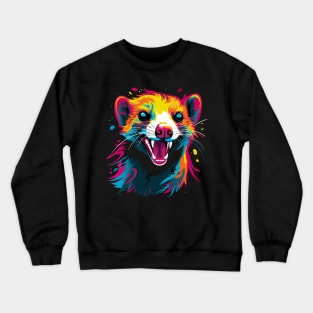 Weasel Smiling Crewneck Sweatshirt